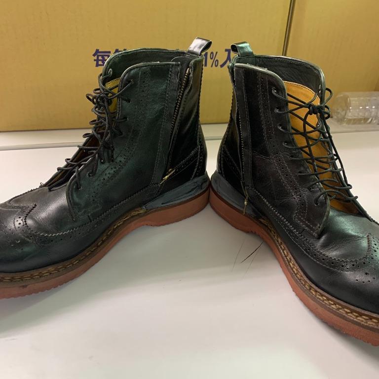 二手出清VISVIM PATRICIAN MID W.T. FOLK, 他的時尚, 鞋, 運動鞋在旋轉拍賣