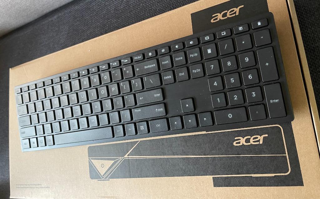 Acer Wireless Keyboard and Mouse (with mouse pad) Acer無線鍵盤及滑鼠, 電腦 ＆ 平板