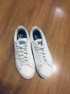 Adidas CF advantage CL BB9624小白鞋 板鞋 休閒鞋 白色黑色 二手