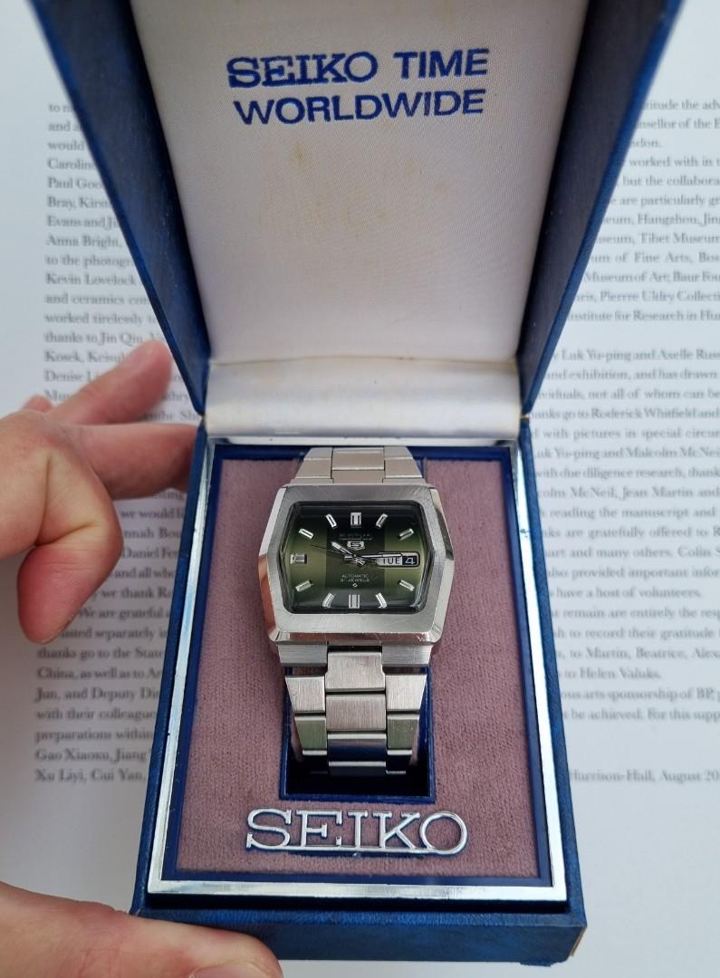 Full Set Seiko Automatic 6119-5460 mens watch with original box and papers  - April 1975, Men's Fashion, Watches & Accessories, Watches on Carousell
