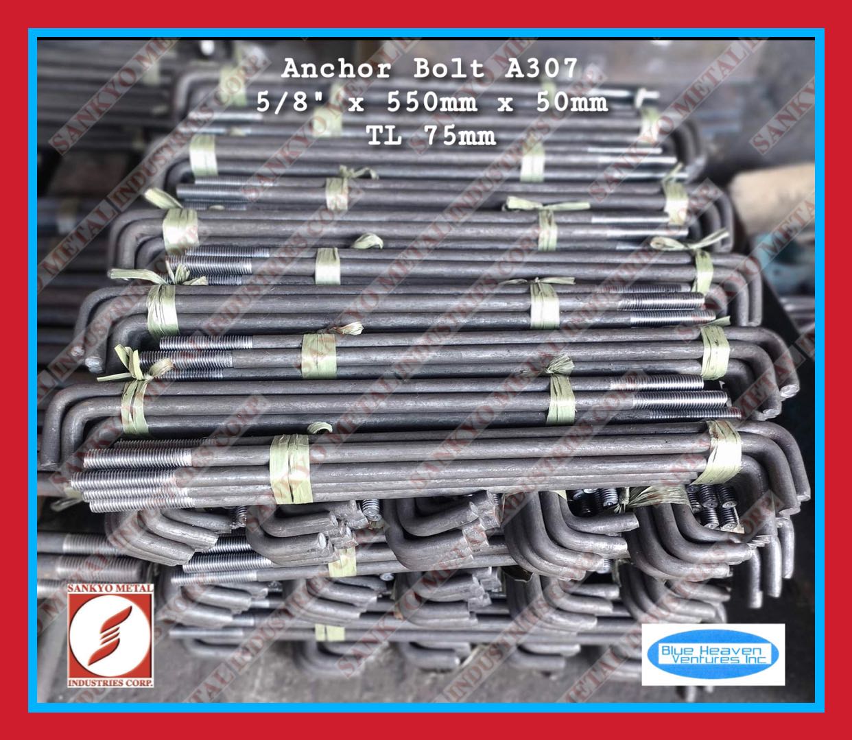 Anchor Bolt A307 ordinary 5/8, Commercial & Industrial, Construction