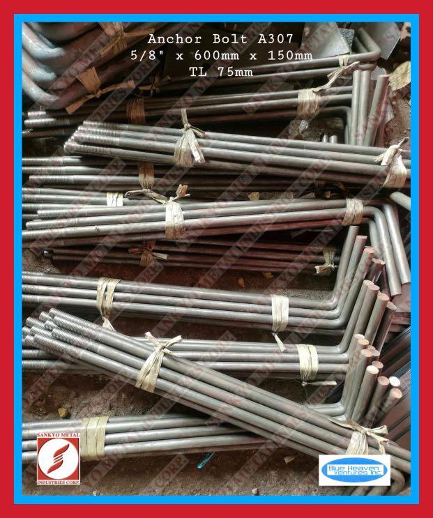 Anchor Bolt A307 ordinary 5/8, Commercial & Industrial, Construction
