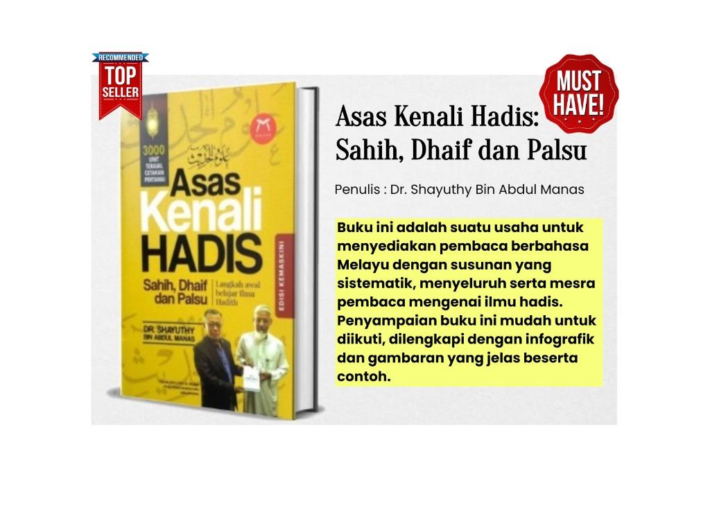 Asas Kenali Hadis Sahih Dhaif And Palsu Langkah Awal Belajar Ilmu Hadith Hobbies And Toys 5891