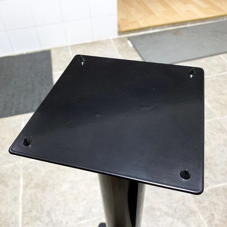 Atlantic Speaker Stands for Bookshelf Speakers up to 9kg, Black Pair