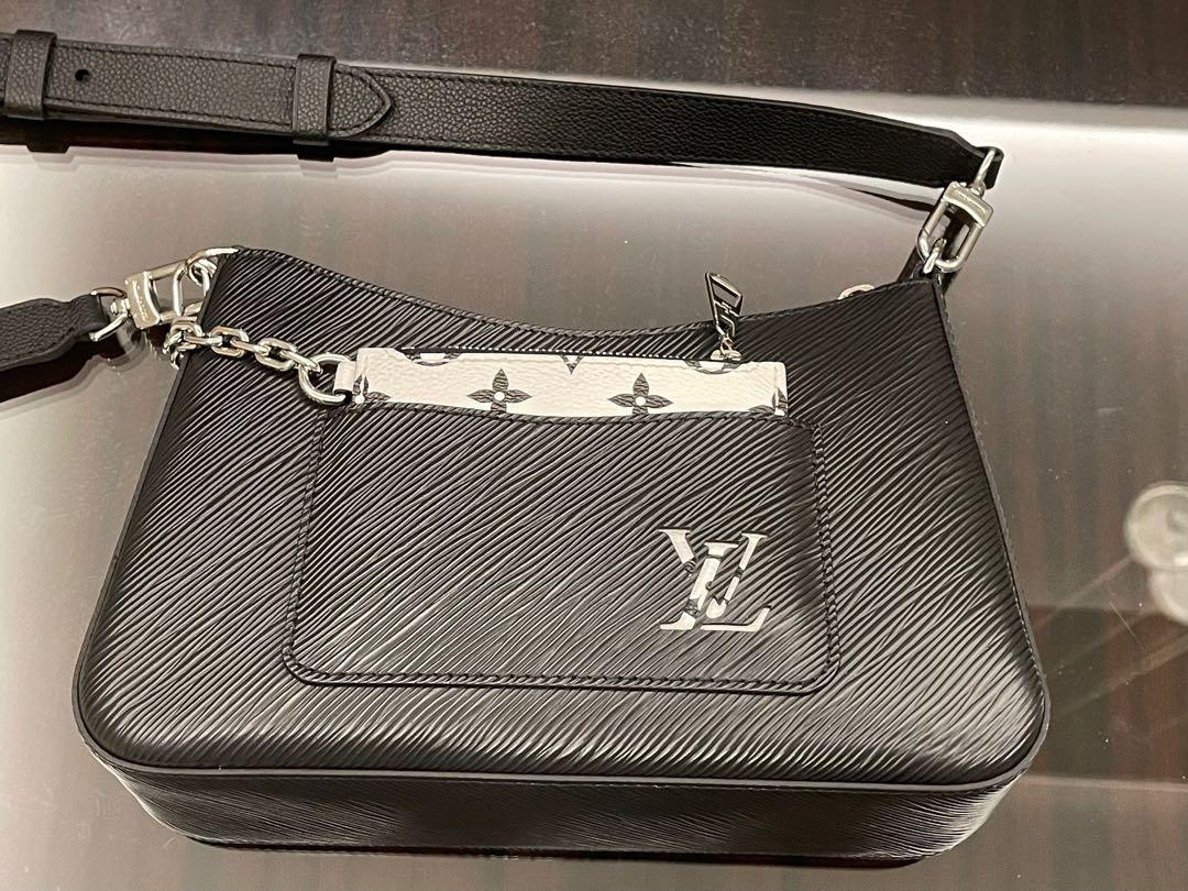 Marelle vintage cloth handbag Louis Vuitton Brown in Cloth - 21533041
