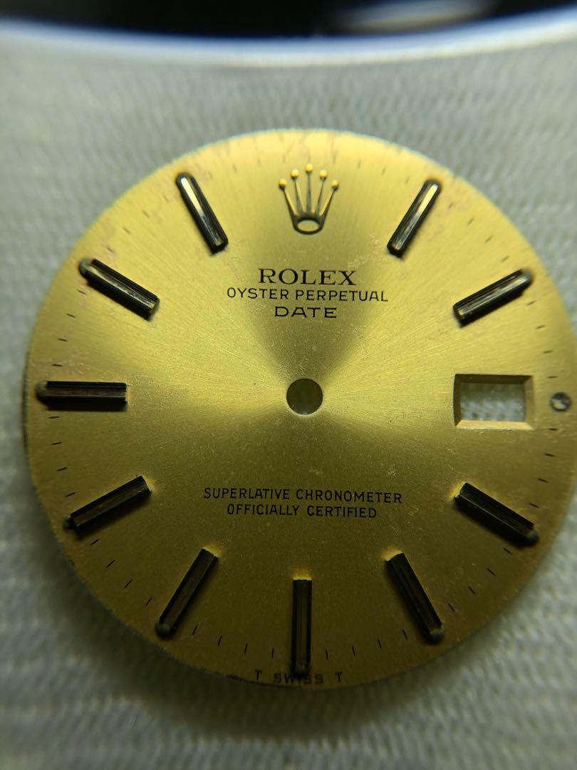 Authentic Rolex 1500 , 15000 gold dial, Luxury, Watches on Carousell