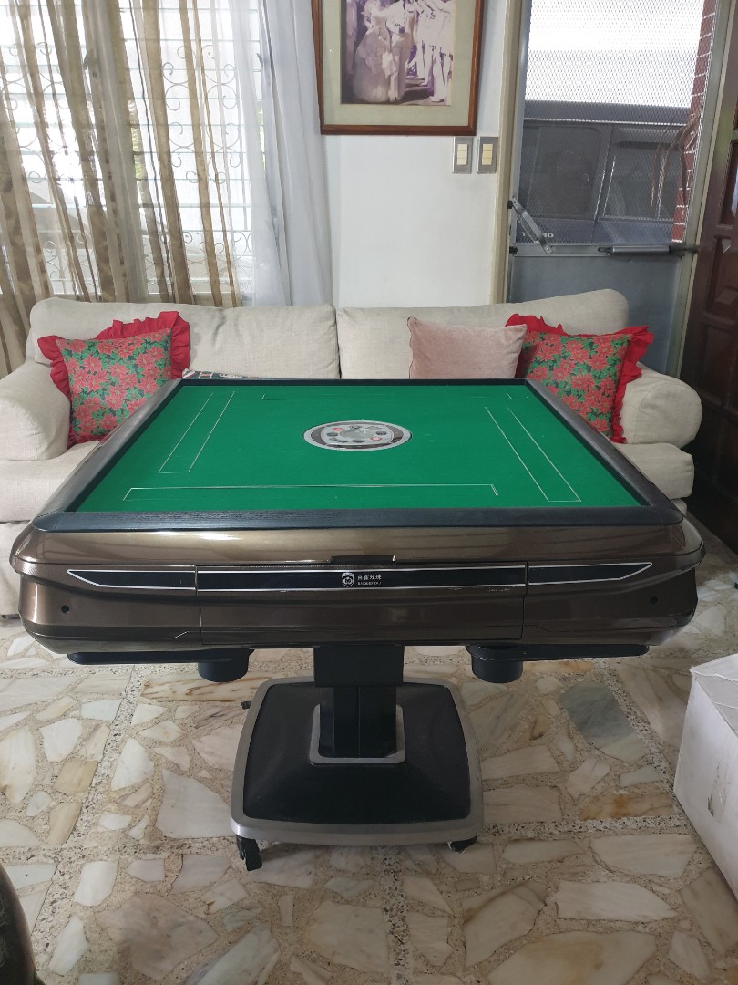 Foldable Electronic Mahjong Table, Furniture & Home Living, Furniture