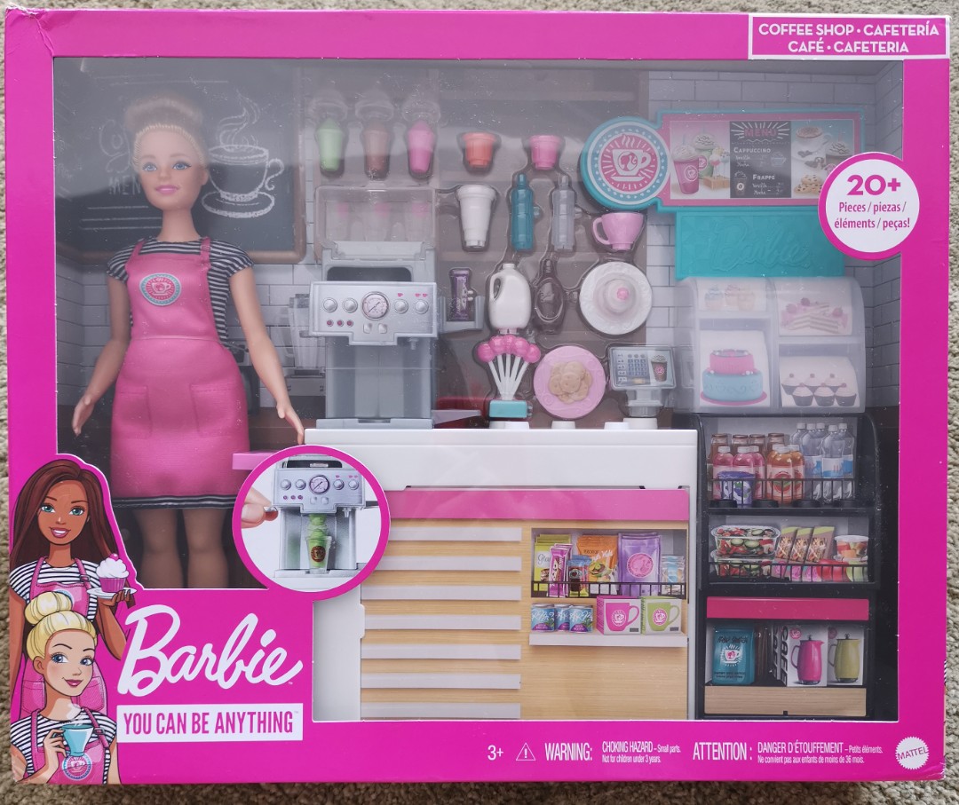 Barbie Coffee Shop Playset, Hobbies & Toys, Toys & Games on Carousell