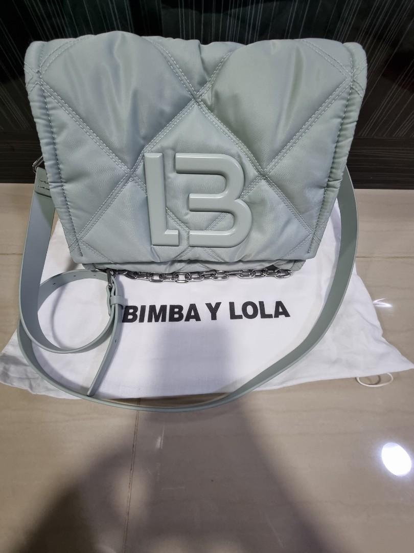 Bimba & Lola S Ice Gray Nylon Crossbody Bag