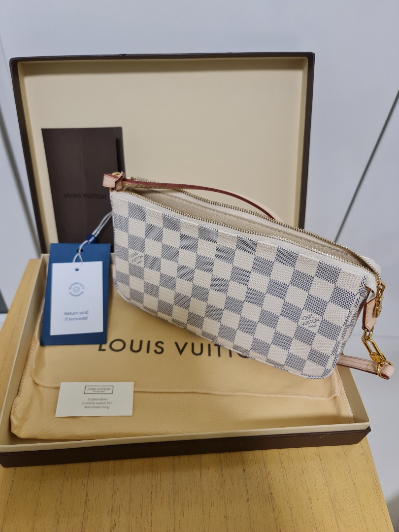 LOUIS VUITTON Damier Azur NM Pochette Accessoires Shoulder Bag Purse N41207