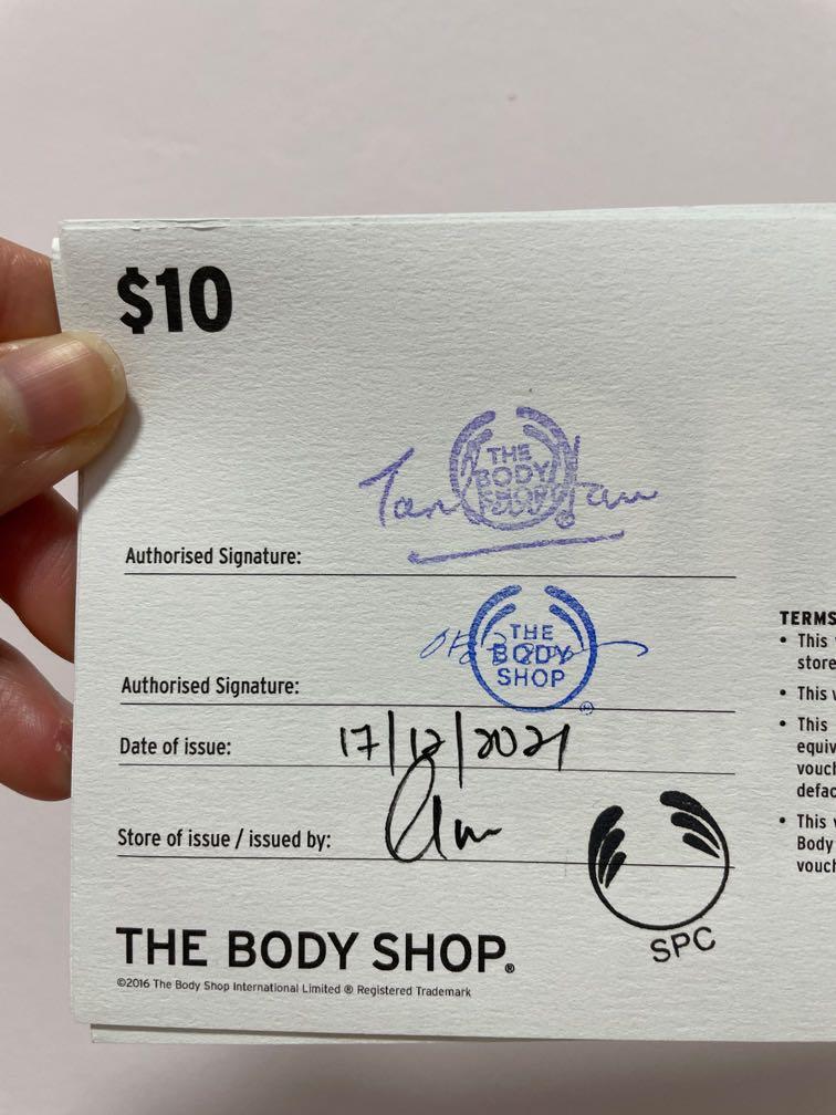 Body shop gift voucher, Tickets & Vouchers, Vouchers on Carousell