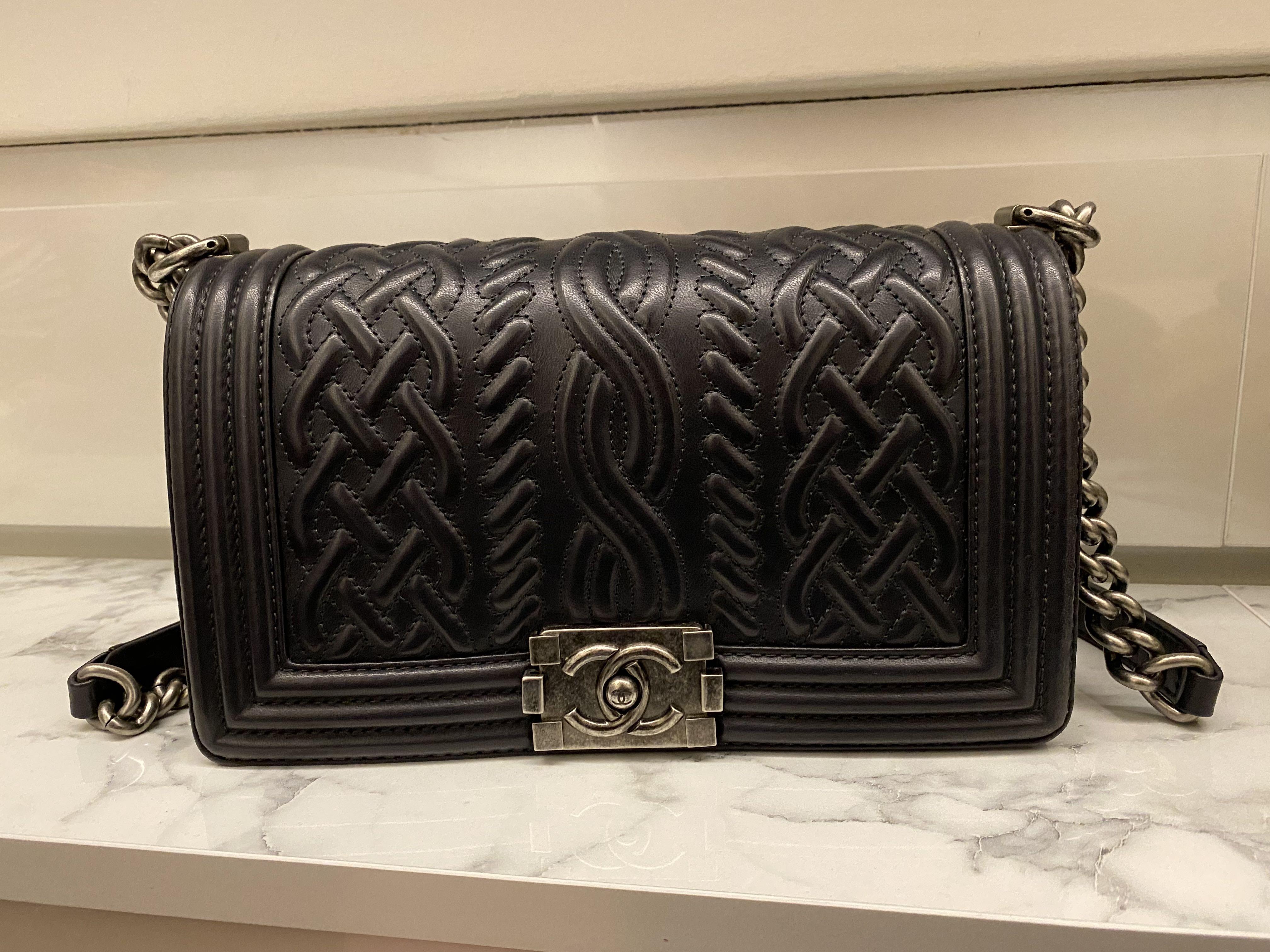 Chanel celtic boy bag sales