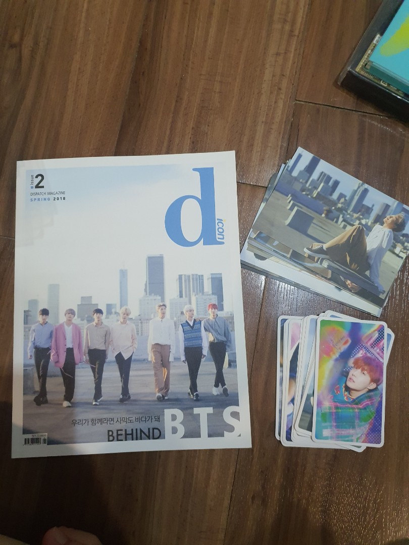 アイドル BTS Dicon dispatch magazine spring 2018 BTS Dispatch 2018 Dicon Magazine Photocard PostCards Full