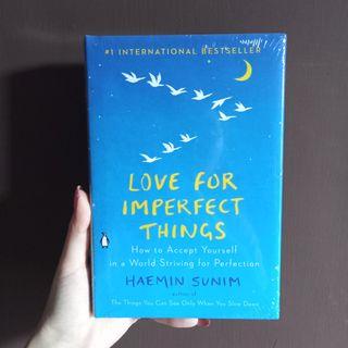 BUKU IMPORT LOVE FOR IMPERFECT THINGS BY HAEMIN SUNIM