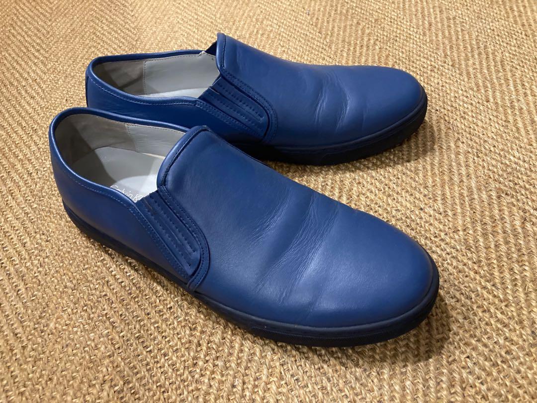 Calvin Klein blue slip on shoe, Men's 
