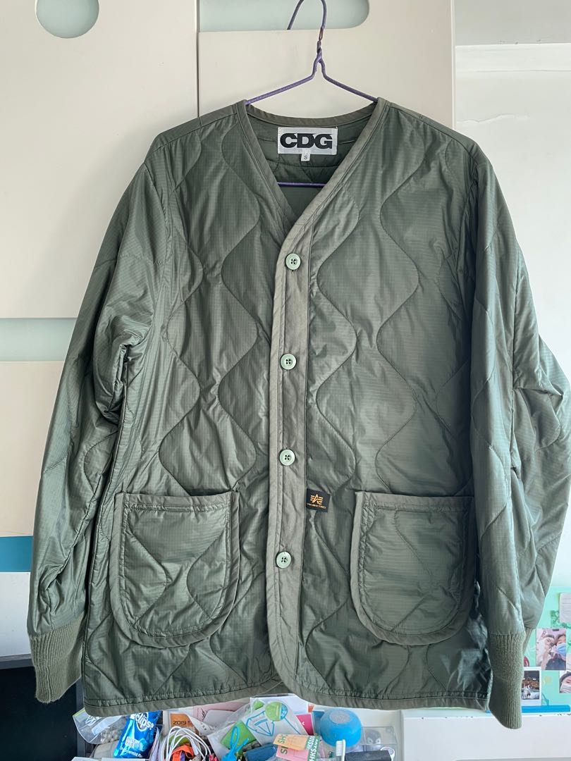 cdg alpha liner jacket