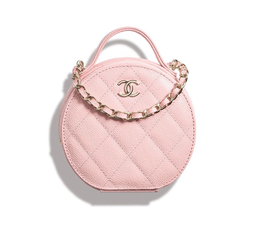 Chanel Pink Round As Earth Bag of Patent Leather with Silver Tone  Hardware  Handbags and Accessories Online  2019  Sothebys