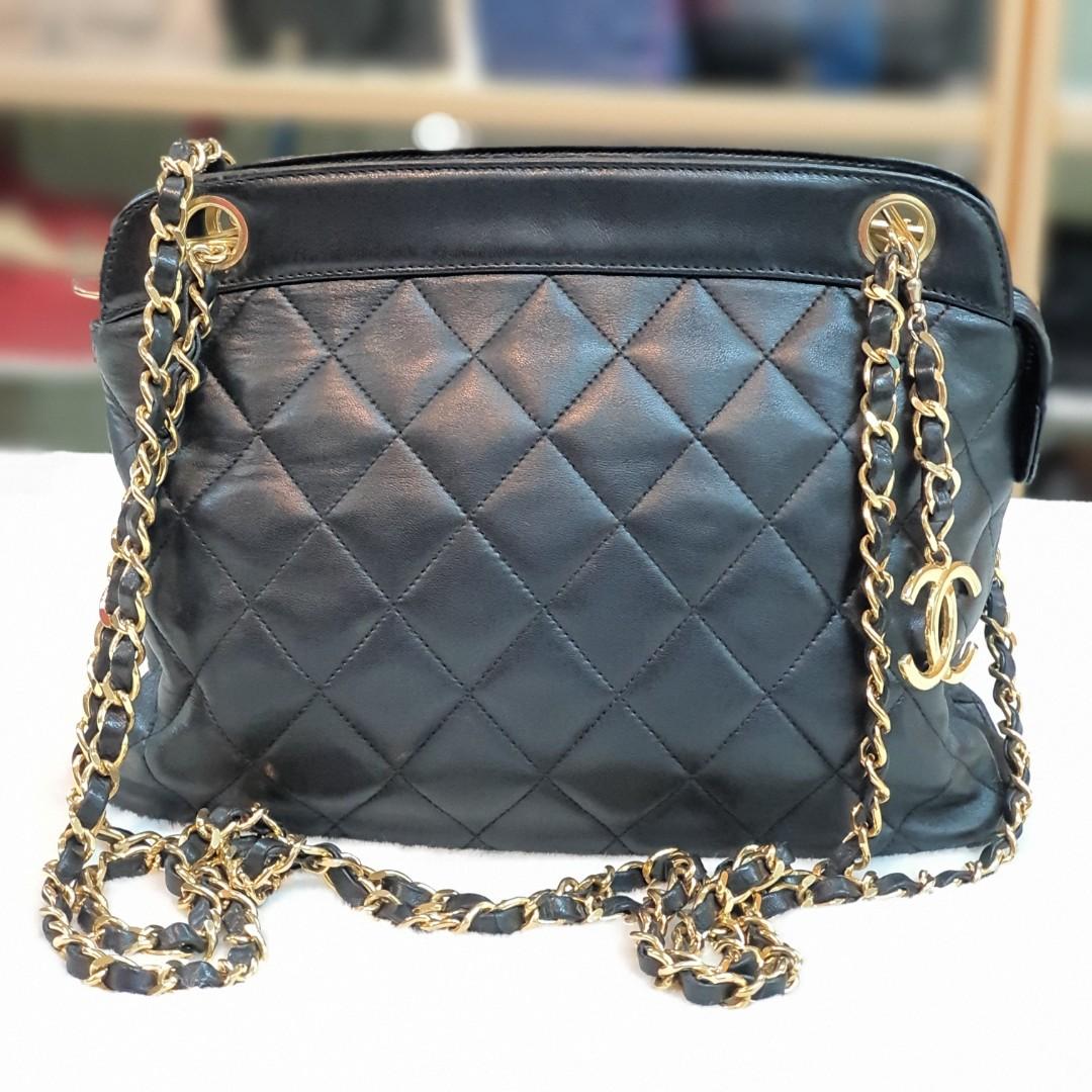 Chanel Vintage Classic Single Flap 25 in Blue