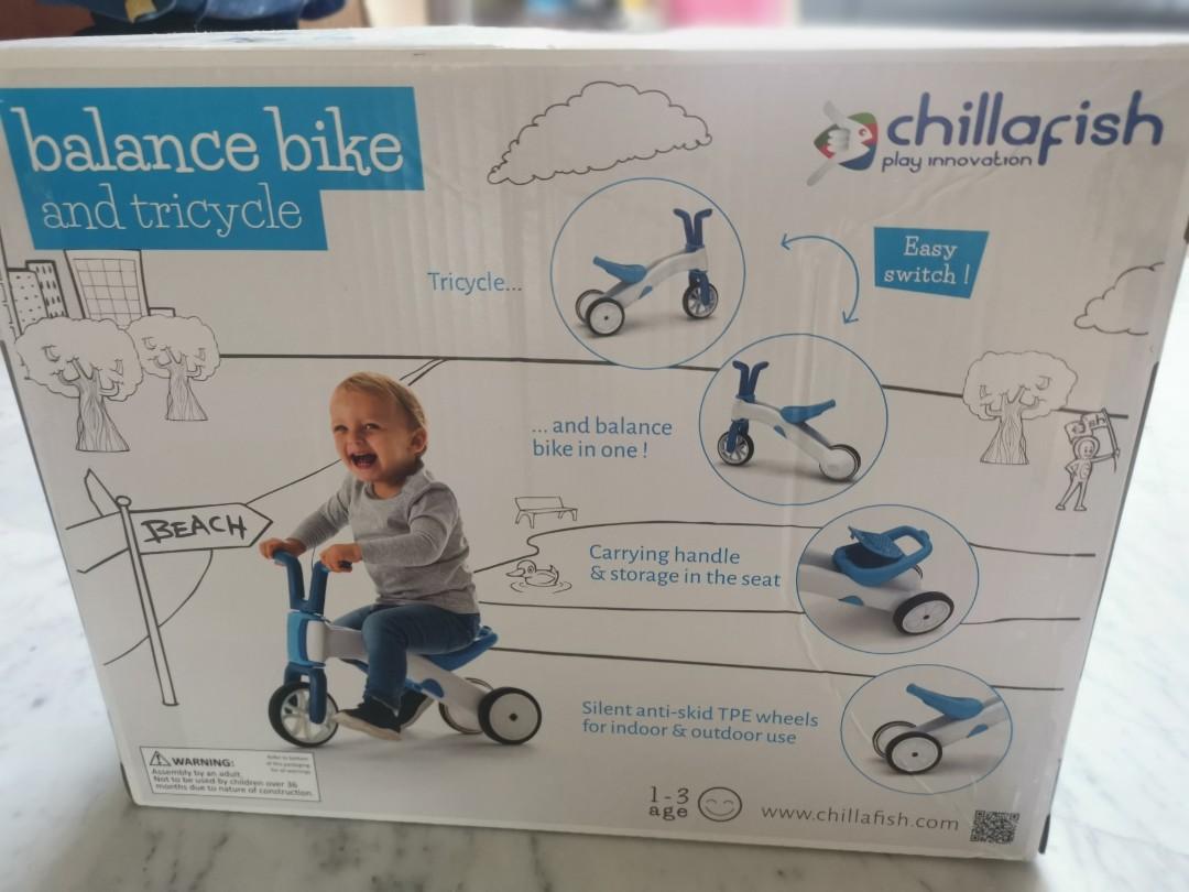 Chillafish Bunzi 2in1 Gradual Balance Bike & Tricycle, Babies & Kids, Infant Playtime on Carousell