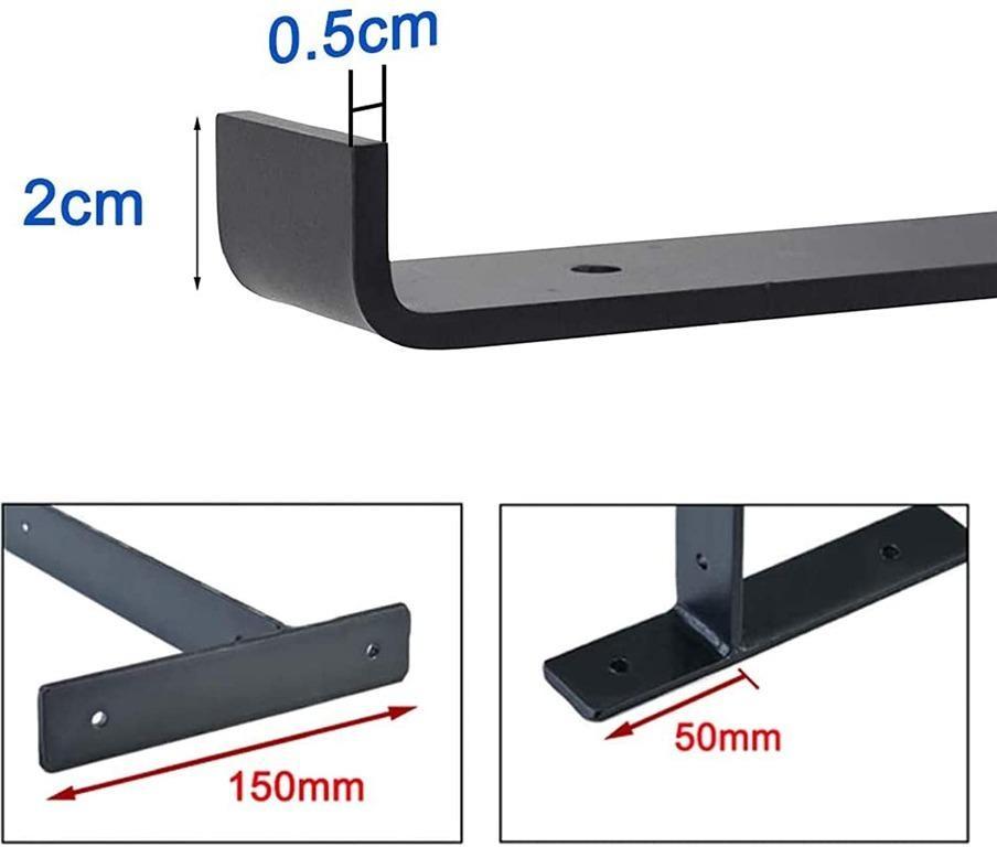 Chunky Shelves Bracket Angle Braces for Rustic Shelf Wall Mount, Suitable for Small and Medium