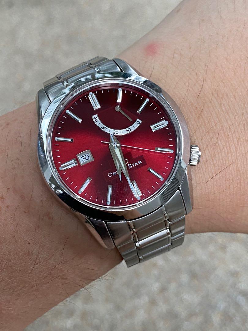 orient star red dial