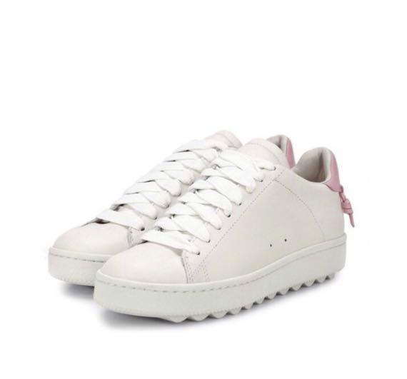 Coach c101 low top sneaker pink discount