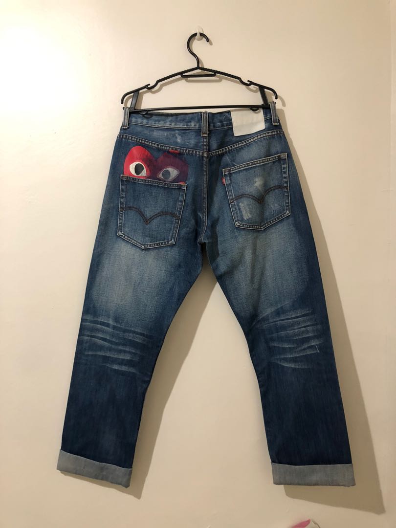 Comme des Garcon X Levi's X Opening Ceremony Japan Rare Vintage Jeans,  Luxury, Apparel on Carousell