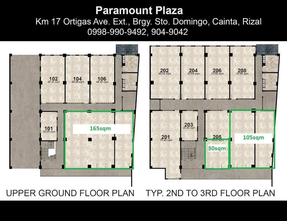 Commercial Office Spaces For Rent 30sqm Ortigas Ave. Ext. Pasig