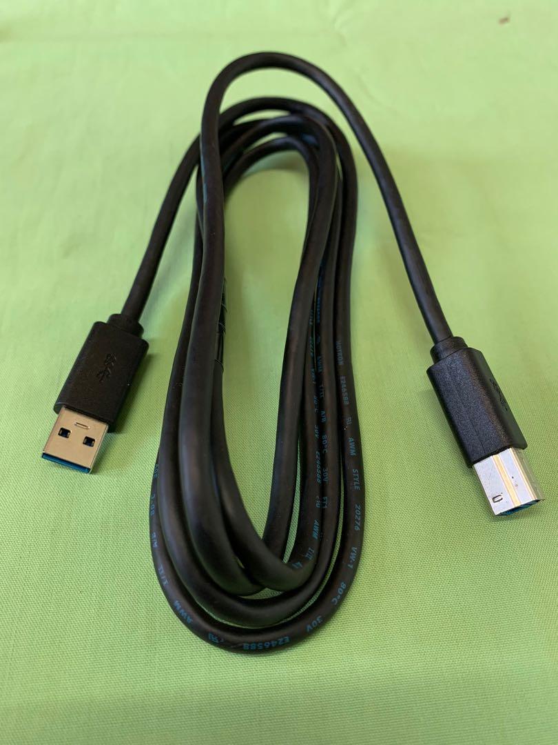 Dell Brand USB 3 SuperSpeed Type A to Type B Upstream Cable, Computers