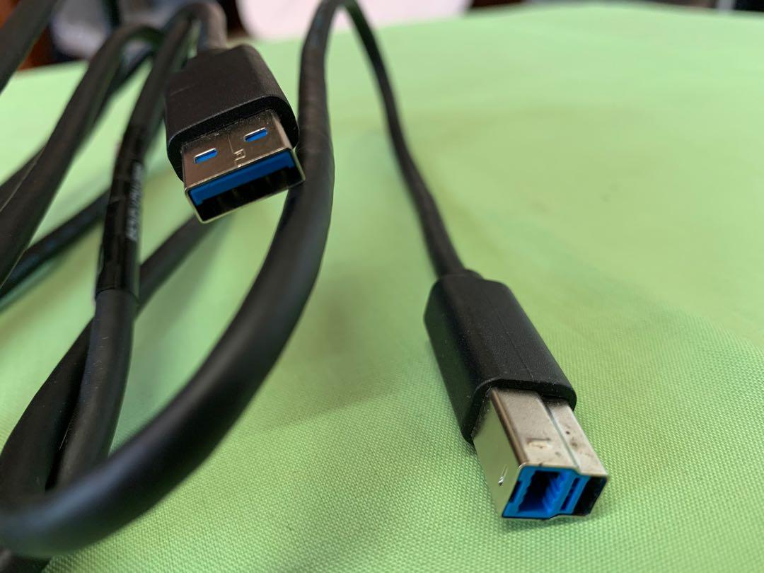 Dell Brand USB 3 SuperSpeed Type A to Type B Upstream Cable, Computers