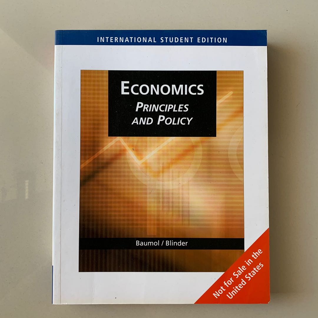 Economics : Principles and Policy by William J. Baumol , Alan S. Blinder