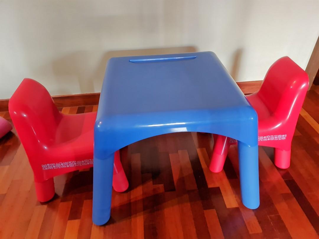 Elc childrens table and chairs deals