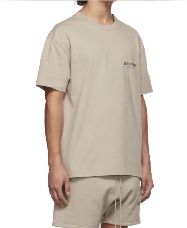 essentials tan shirt