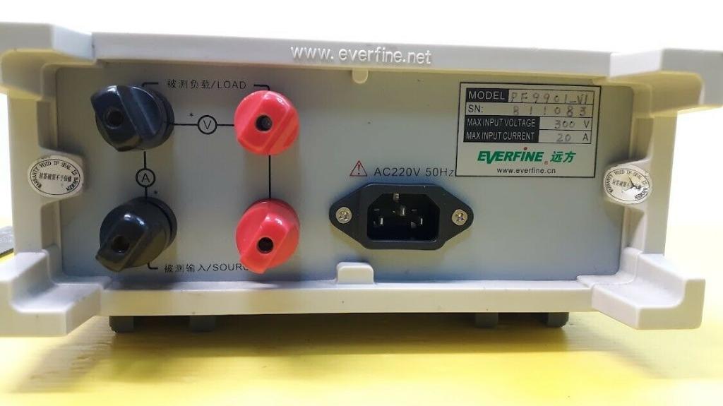 Everfine PF9901 digital power meter PF9901-V1 300V 20A everfine photo-e ...