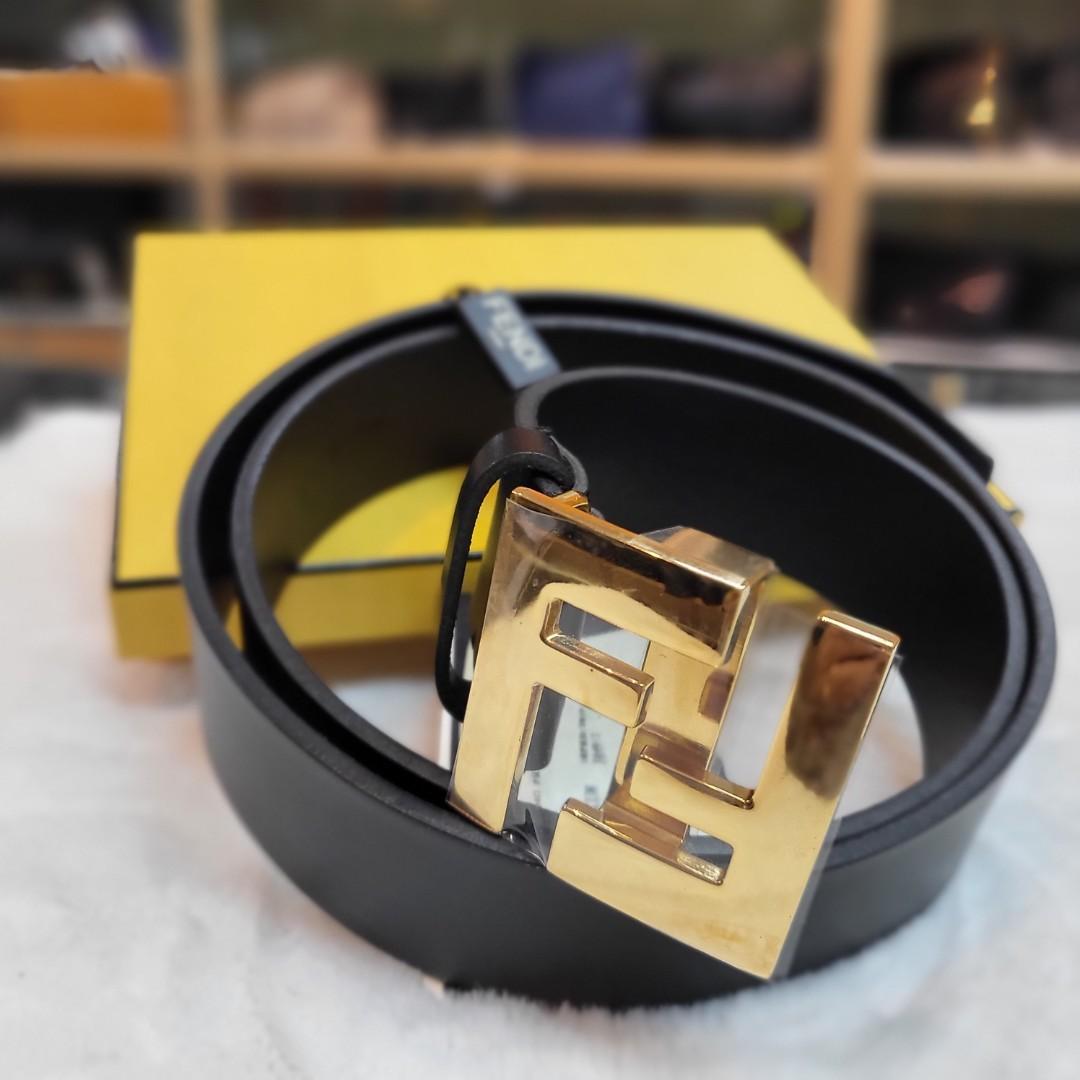 Gold hot sale fendi belt
