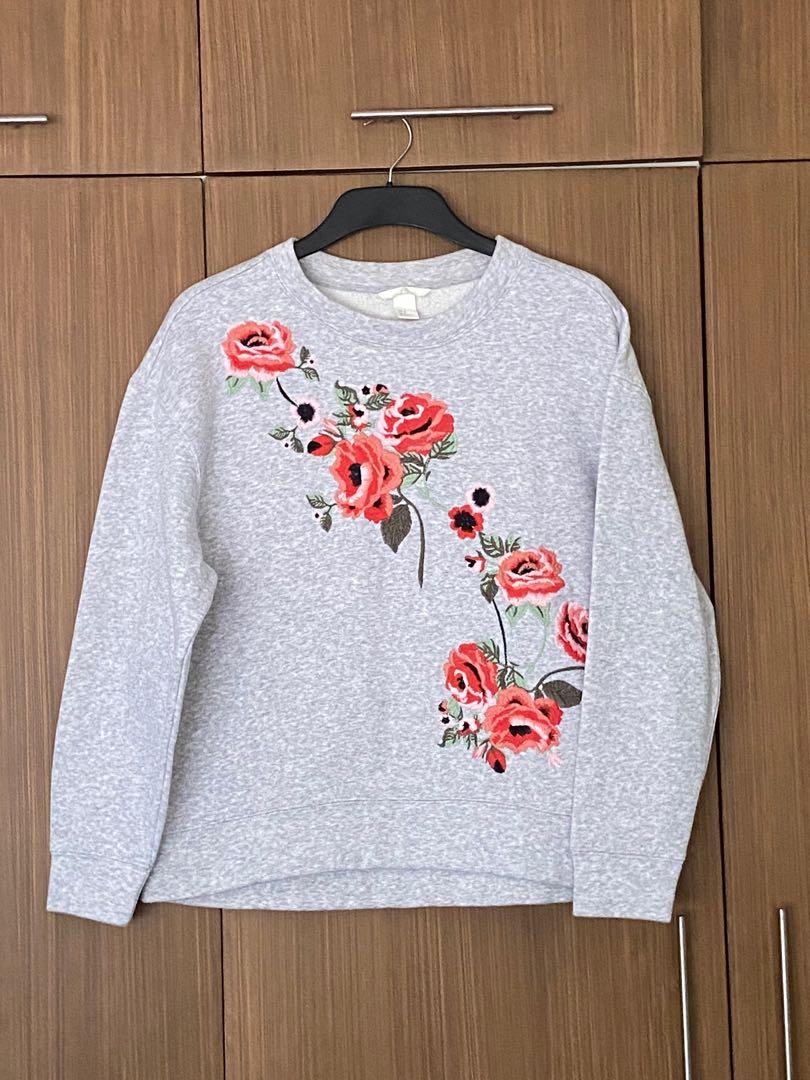 H&m new arrivals embroidered sweater