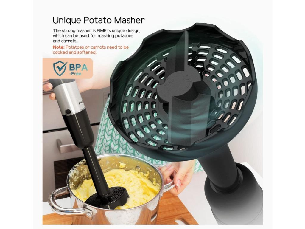 Food Processor, Electric Hand Blender Mixer, 5 in 1 Hand Immersion