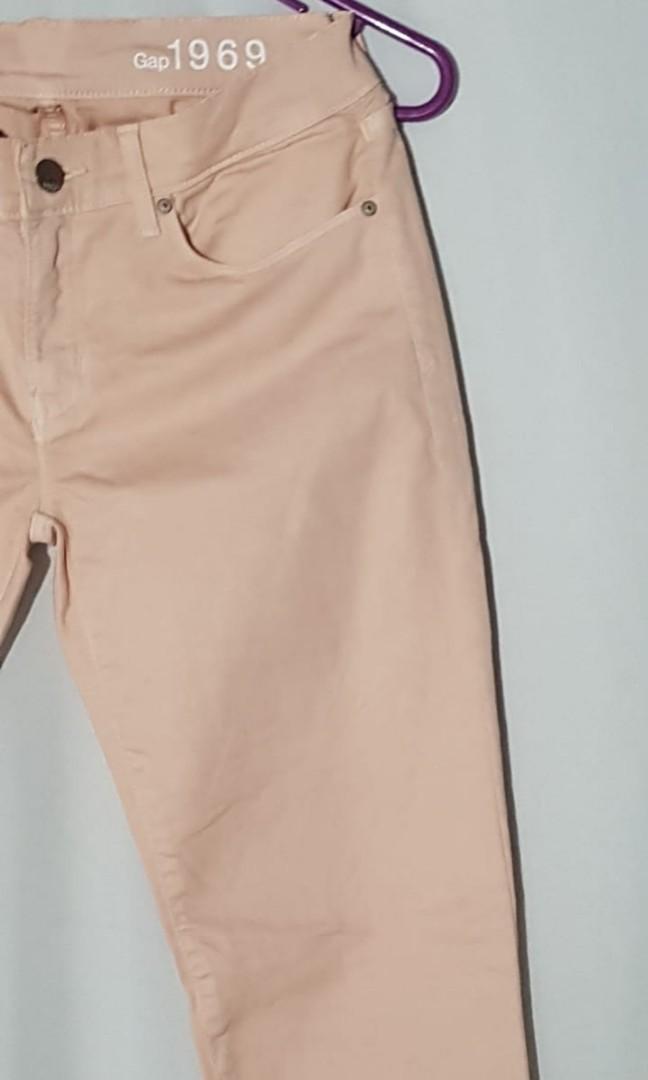 GAP pastel denim jeans, Fesyen Wanita 