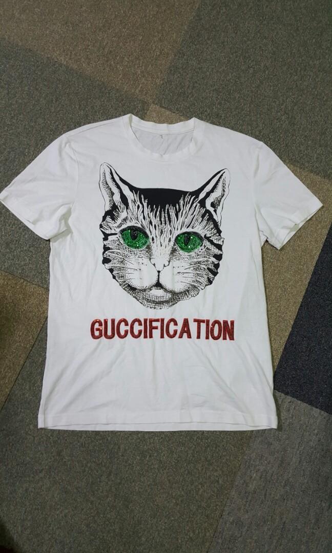 Guccification cat shirt on sale