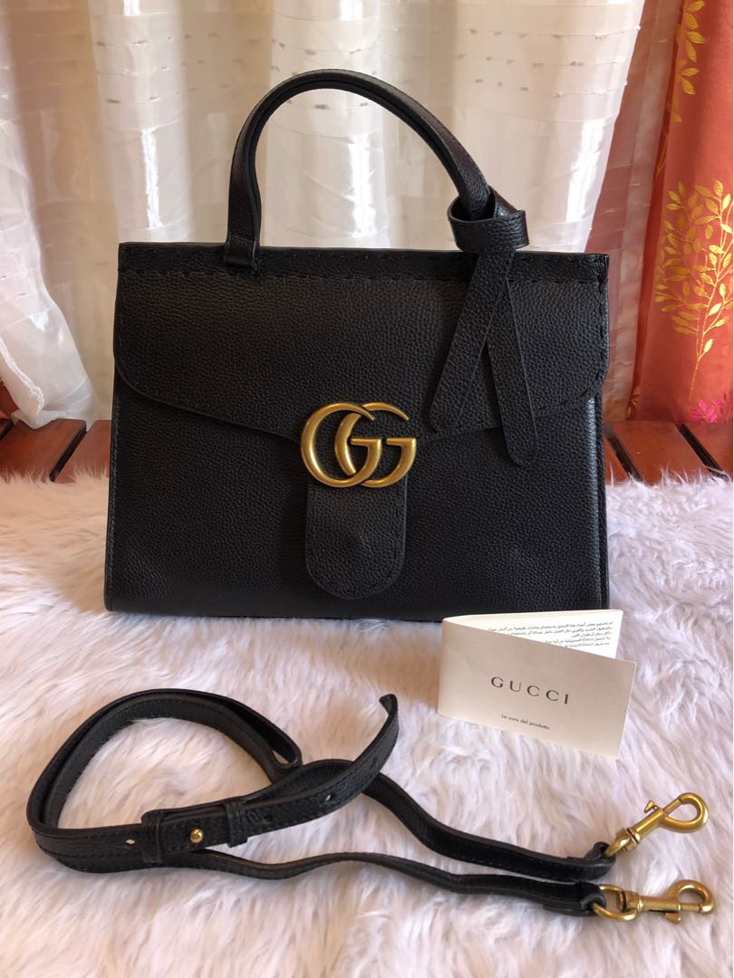DEAL OF THE DAY! Gucci top handle 2-way bag, Luxury, Bags & Wallets on ...