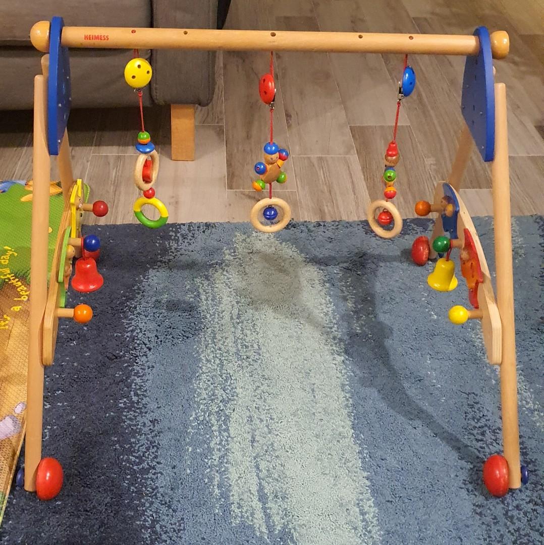 Heimess wooden deals baby gym