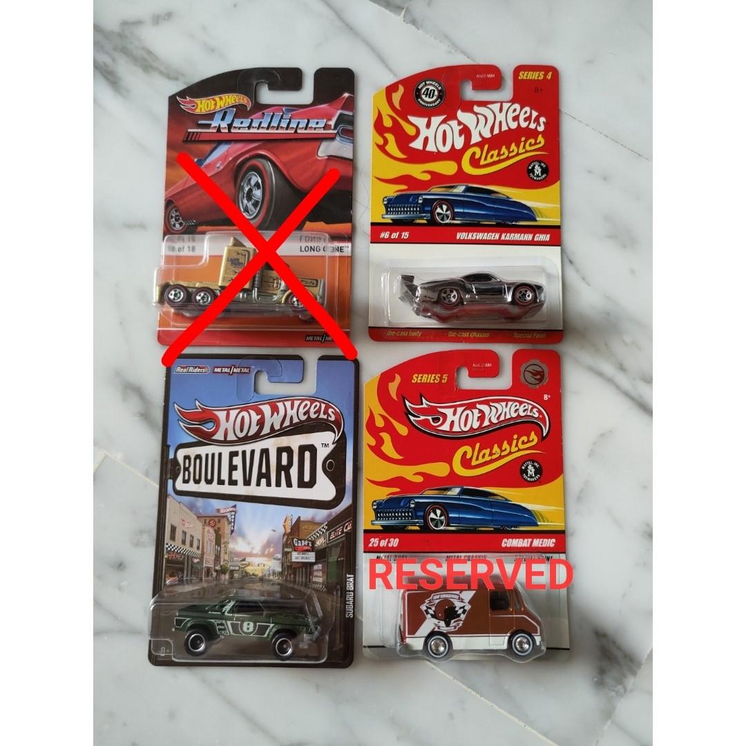 Hot Wheels Various Limited Edition 