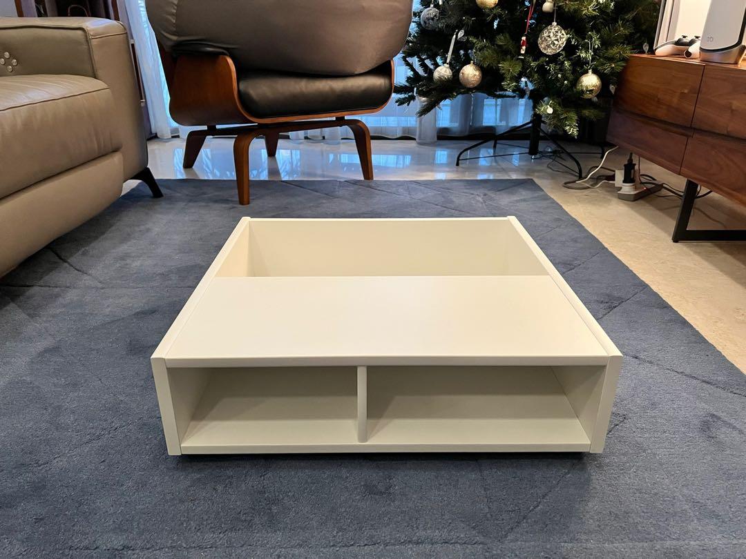 IKEA FREDVANG Underbed storage/bedside table White, Furniture & Home