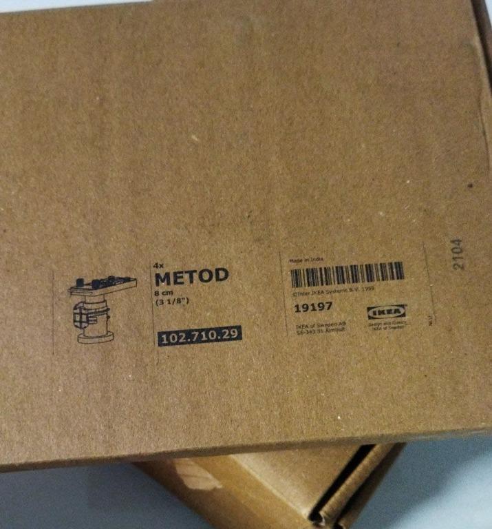 IKEA Metod 8cm cabinet legs, Furniture & Home Living, Furniture ...
