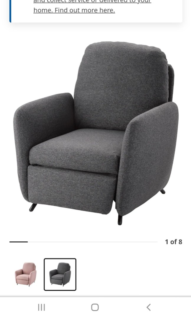 Ikea Recliner Chair Furniture Home, Single Recliner Sofa Ikea