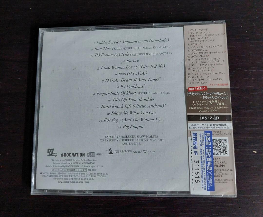 JAY-Z The Hits Collection Volume One 日版CD 全新未拆膠盒面有裂feat