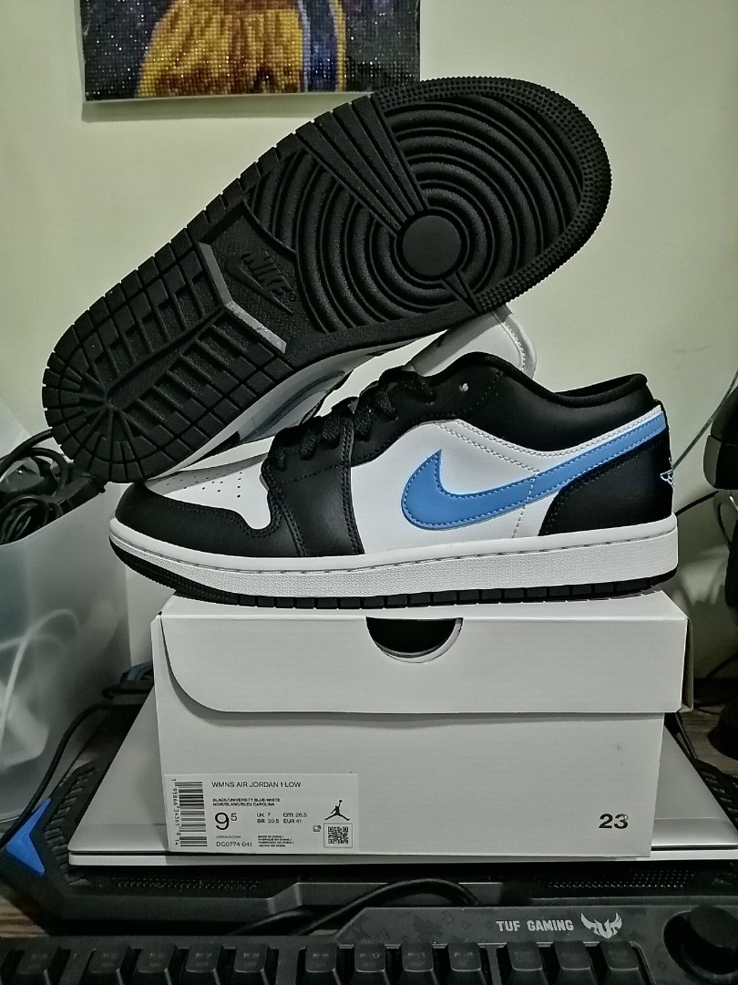 black unc jordan 1