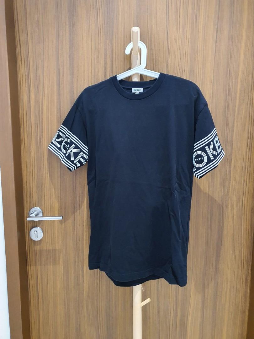 Kenzo Black Cuff Tee S size Men s Fashion Activewear on Carousell