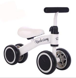 Kids Balance Bike Baby Learn to Walk Toddler Walker Push Bikes Toys (White)