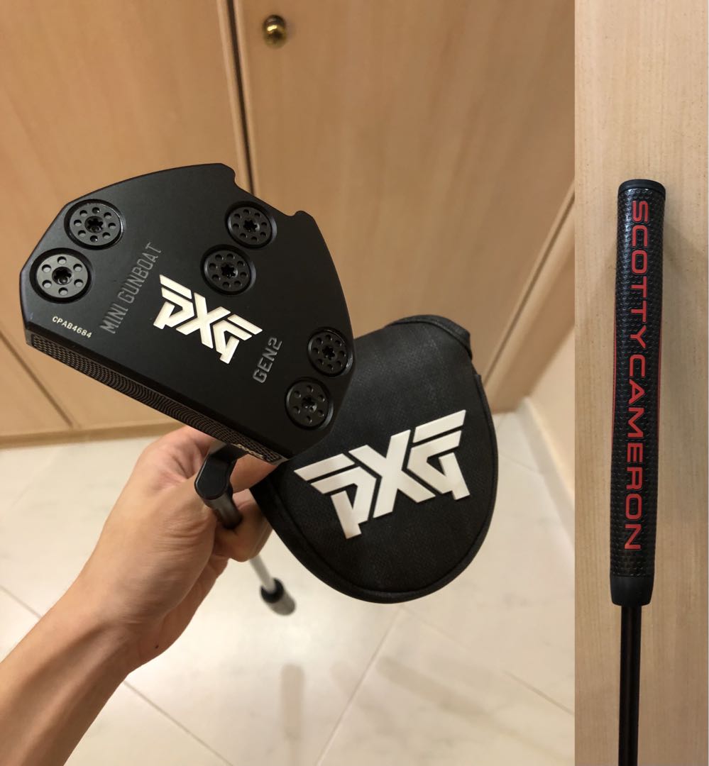 LEFT HANDED PXG GEN 2 Mini Gunboat Mallet Putter (34 Inches) + Scotty